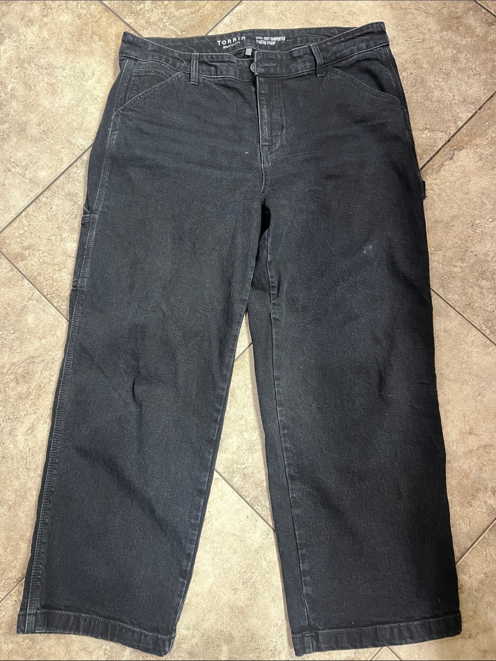 Torrid Men's Black High Rise Carpenter Classic Jeans